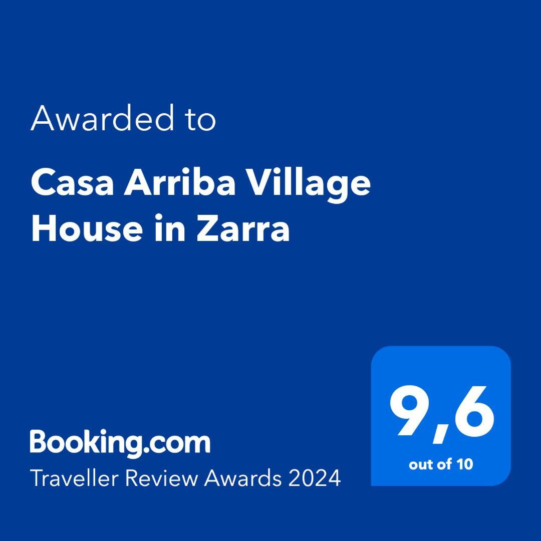 Casa Arriba Village House In Zarra Eksteriør bilde